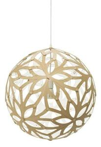 Lampa Wisząca david trubridge, biały, salon, bambus