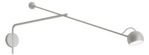 Lampa Ścienna Artemide, Ixa, ściemnialny, szary, salon, metal, design