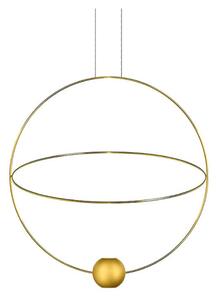 Lampa Wisząca Lodes, ściemnialny, złoty | mosiężny, salon, metal