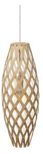 Lampa Wisząca david trubridge, biały, salon, bambus