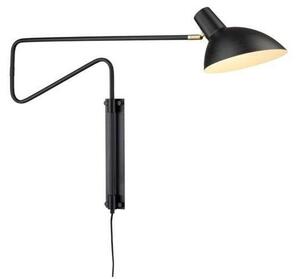 Lampa Ścienna Halo Design, czarny, metal