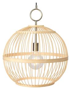 Lampa Wisząca Halo Design, beżowy, jadalnia, drewno