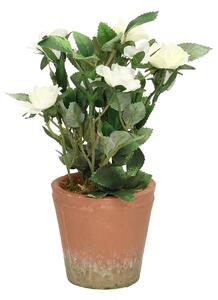 Dekoracja White Rose 24cm