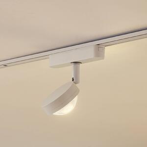 Spot LED Lindby 48 V Lumaro, biały, Ø 7,3 cm, aluminium, ściemniany Lumaro 48V Lindby, możliwość ściemniania, biały / opal, salon / jadalnia, aluminium, nowoczesny