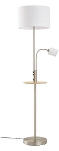 Lampa Podłogowa Lindby, Aovan, szary, salon, metal, nowoczesny