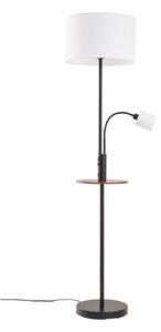 Lampa Podłogowa Lindby, Aovan, czarny, salon, metal, nowoczesny