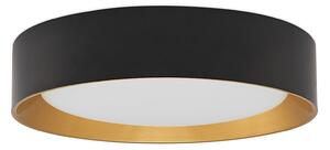 Lampa Sufitowa Lindby, Kambia, czarny, salon, aluminium, nowoczesny