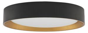 Lampa Sufitowa Lindby, Kambia, czarny, salon, aluminium, nowoczesny