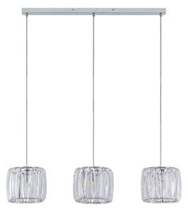 Lampa Wisząca Lindby, Sofia, ściemnialny, transparentny, kuchnia, tworzywo sztuczne, nowoczesny