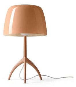 Lampa Stołowa Foscarini, ściemnialny, pudrowy róż, salon, aluminium