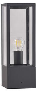 Zewnętrzna Lampa Lindby, Peldar, ściemnialny, czarny, taras, metal, nowoczesny