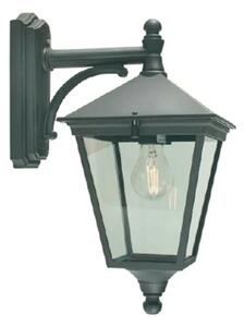 London Down Zewnętrzna Lampa Ścienna Mała Czarna