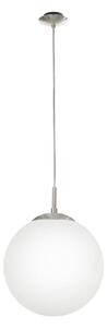 Eglo EGLO 85263 - Żyrandol na lince RONDO 1xE27/60W/230V śr. 30 cm biały EG85263