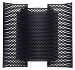 Lampa Ścienna Northern, Butterfly perforated, ściemnialny, czarny, salon, metal, design