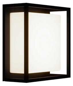Zewnętrzna Lampa Lucande, Ilirian, czarny, balkon, aluminium, nowoczesny