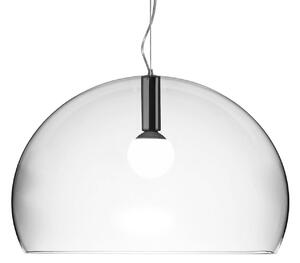 Lampa Wisząca Kartell, Big FL/Y, ściemnialny, transparentny, salon, tworzywo sztuczne, design
