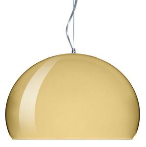 Lampa Wisząca Kartell, Small FL/Y, złoty | mosiężny, salon, tworzywo sztuczne, design