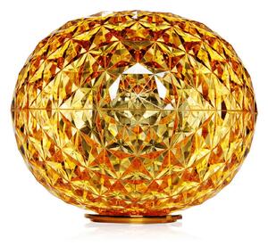 Lampa Stołowa Kartell, Planet, żółty, salon, tworzywo sztuczne, design