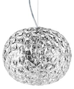 Lampa Wisząca Kartell, Planet, transparentny, salon, tworzywo sztuczne, design
