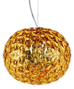 Lampa Wisząca Kartell, Planet, żółty, salon, tworzywo sztuczne, design