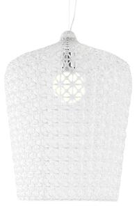 Lampa Wisząca Kartell, Kabuki, transparentny, salon, tworzywo sztuczne, design