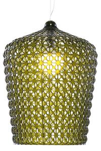 Lampa Wisząca Kartell, Kabuki, zielony, salon, tworzywo sztuczne, design