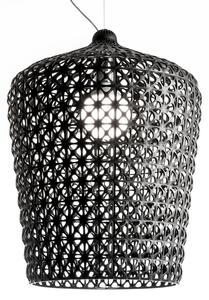 Lampa Wisząca Kartell, Kabuki, czarny, salon, tworzywo sztuczne, design