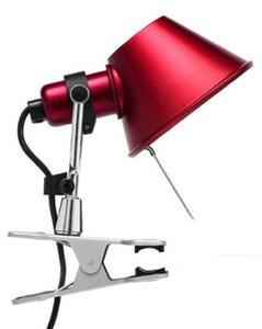 Lampa Ścienna Artemide, czerwony, aluminium, design
