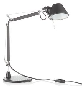 Lampa Stołowa Artemide, Tolomeo Micro, czarny, gabinet | pracownia, metal, design