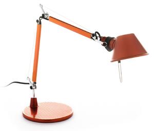 Lampa Stołowa Artemide, Tolomeo Micro, pomarańczowy, gabinet | pracownia, metal, design