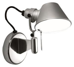 Lampa Ścienna Artemide, Tolomeo Micro Faretto, metaliczny, salon, metal, design