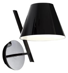 Lampa Ścienna Artemide, La Petite, czarny, salon, metal, design