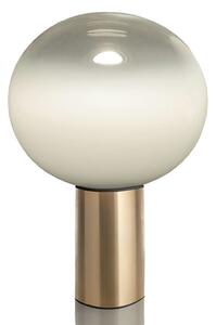 Lampa Stołowa Artemide, Laguna 26, ściemnialny, złoty | mosiężny, salon, szkło, design