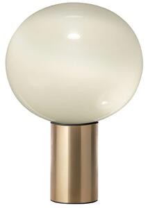 Lampa Stołowa Artemide, Laguna 37, ściemnialny, złoty | mosiężny, salon, szkło, design