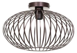 Lampa Sufitowa Lindby, Nahele, ściemnialny, brąz rdzawy, salon, metal, vintage