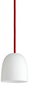Super 115 Lampa Wisząca Opalizowany/Czerwony Kabel
