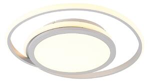 Lampa Sufitowa Lucande, Noud, ściemnialny, metaliczny, sypialnia, metal, nowoczesny