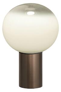Lampa Stołowa Artemide, Laguna 16, antyczny mosiądz, salon, szkło, design