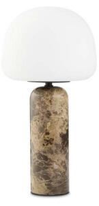 Lampa Stołowa Northern, ściemnialny, brąz rdzawy, salon, szkło