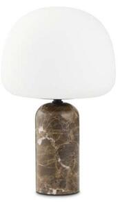 Lampa Stołowa Northern, ściemnialny, brąz rdzawy, salon, szkło
