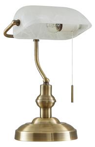 Lampa Stołowa Lindby, Profina, antyczny mosiądz, salon, metal, antyczny