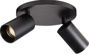 Lampa Sufitowa ANTIDARK, czarny, salon, aluminium