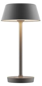 Lampa Stołowa ANTIDARK, ściemnialny, szary, salon, aluminium
