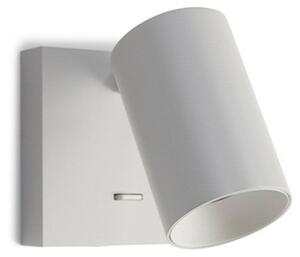 Lampa Ścienna ANTIDARK, biały, sypialnia, aluminium