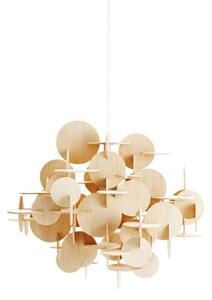 Lampa Wisząca Normann Copenhagen, beżowy, salon, drewno