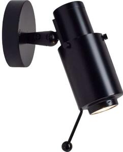 Biny Spot LED z Prętem Czarno/Czarny
