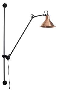 Lampa Ścienna Lampe Gras, czarny, salon, metal, industrialny