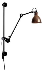 Lampa Ścienna Lampe Gras, 201 Round, czarny, salon, metal, industrialny