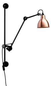 Lampa Ścienna Lampe Gras, 201 Round, czarny, salon, metal, industrialny