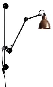 Lampa Ścienna Lampe Gras, 201 Round, czarny, salon, metal, industrialny